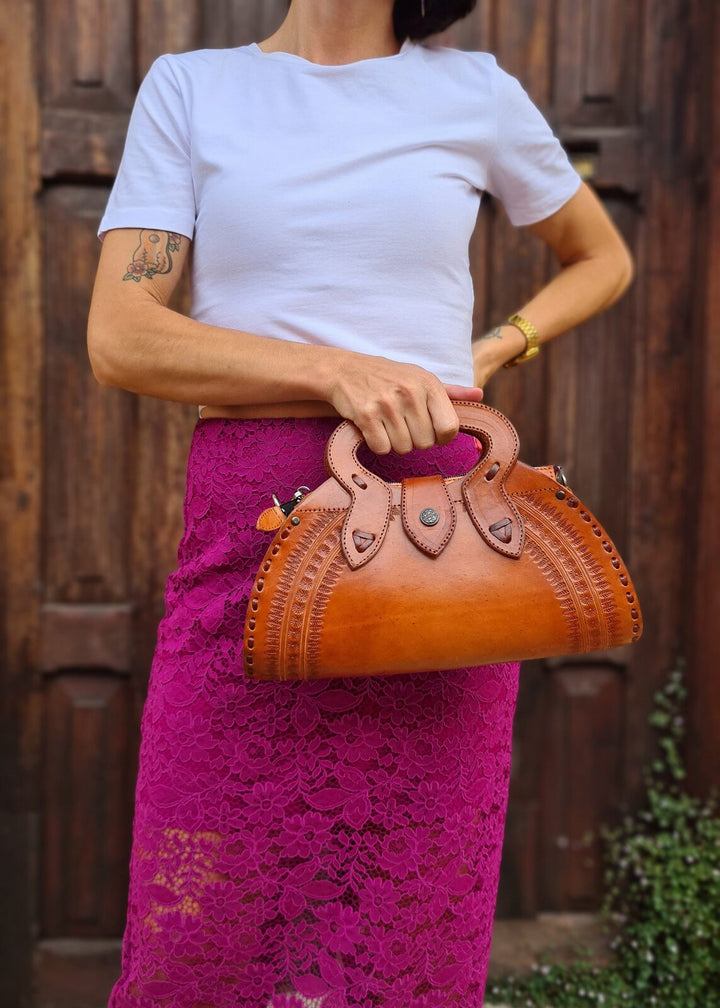 Torebka skórzana Cuero