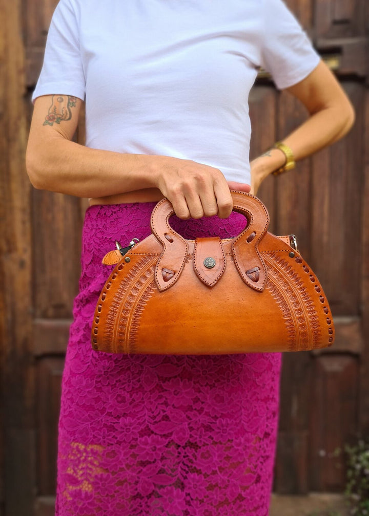 Torebka skórzana Cuero