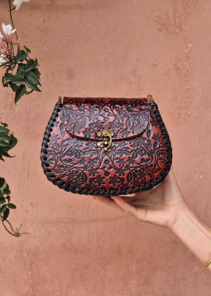 Margarita Brown Leather Bag