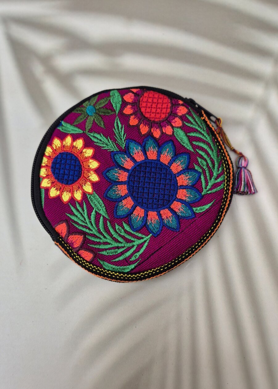 Bordado Round Bag