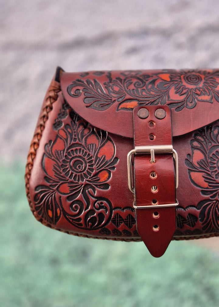 Folklora Leather Bag Brown