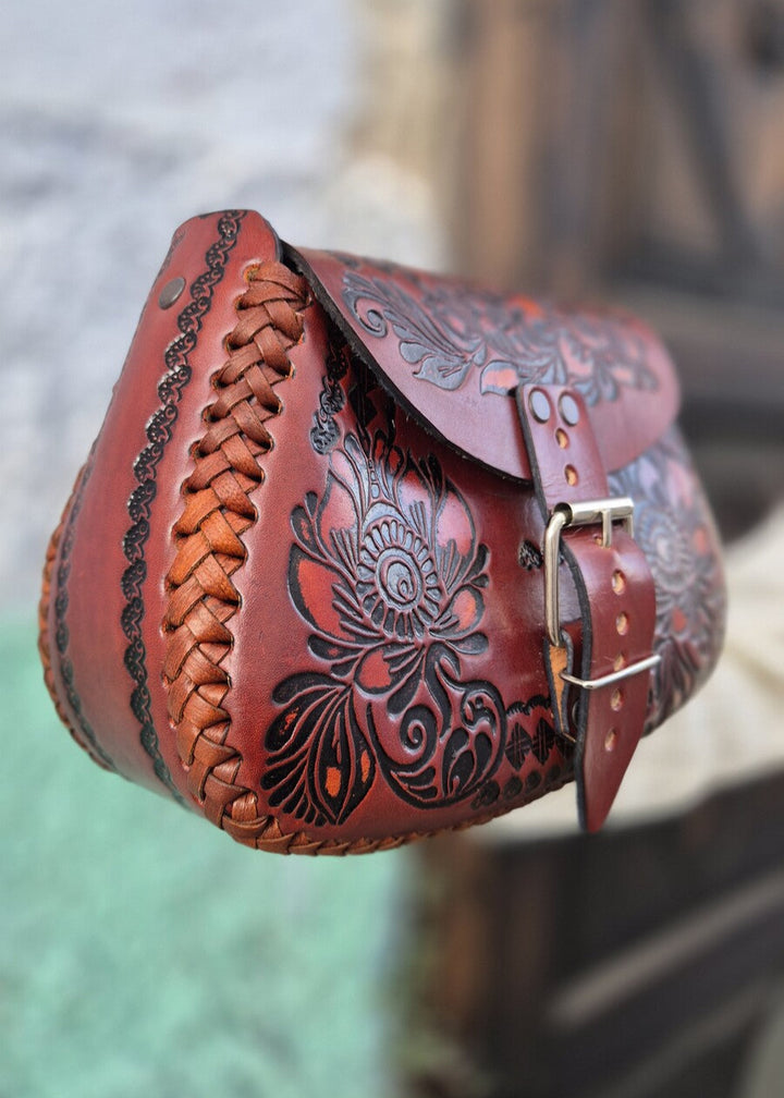 Folklora Leather Bag Brown