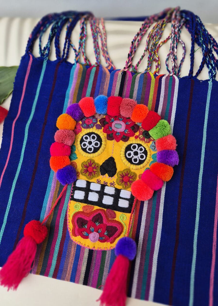 Bolsa bordada de Catrina