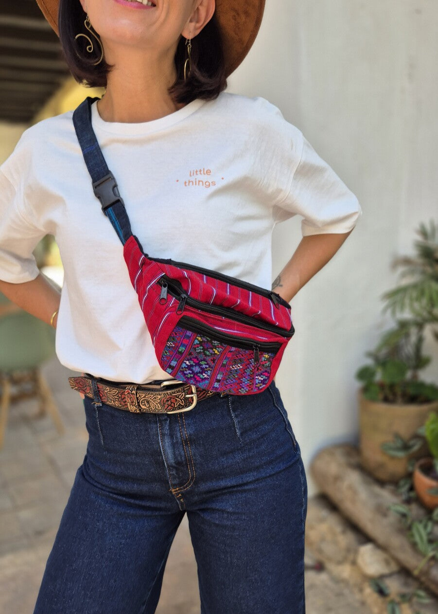 Roja embroidered waist bag 