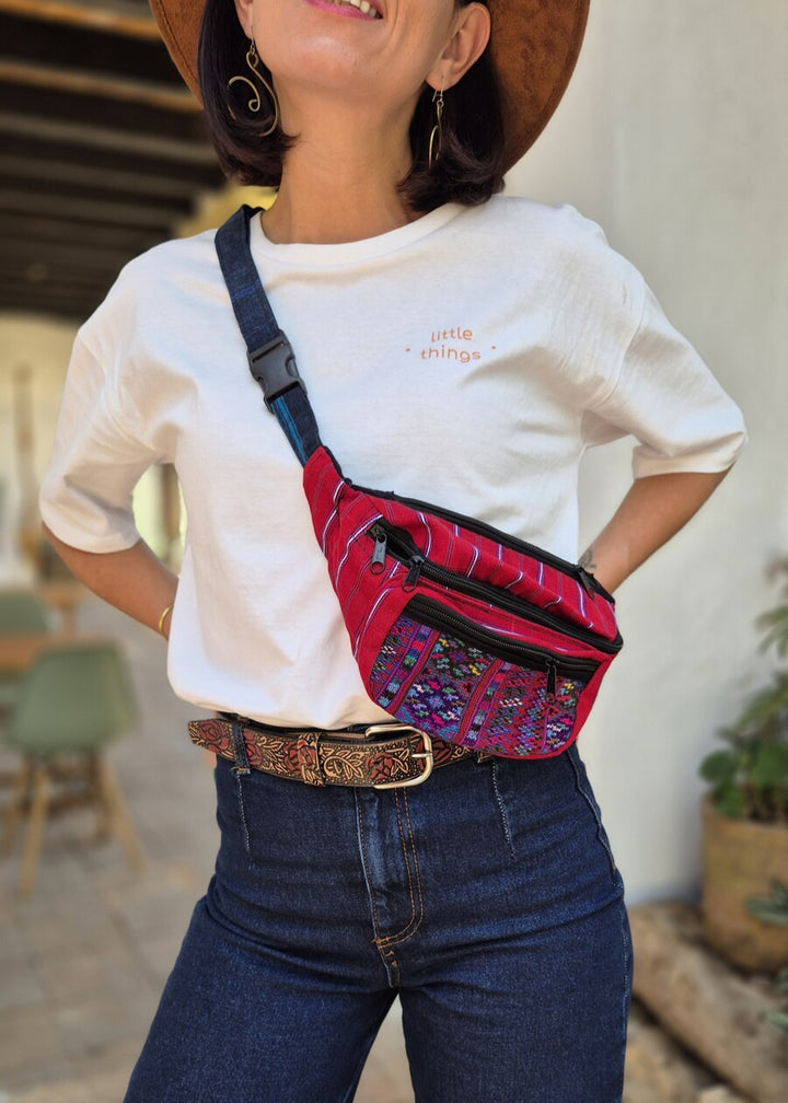 Roja embroidered waist bag 