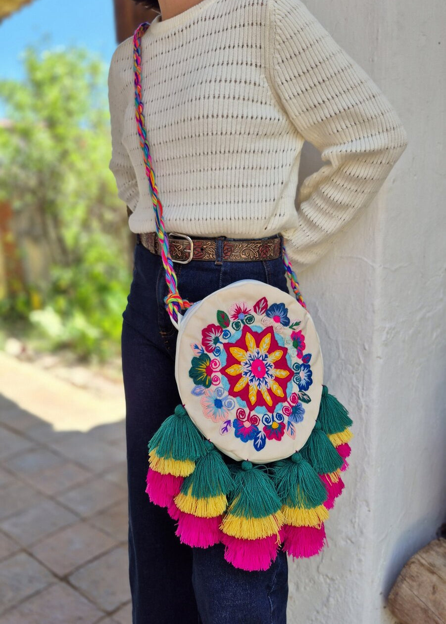 Bolsa bordada de Guatemala