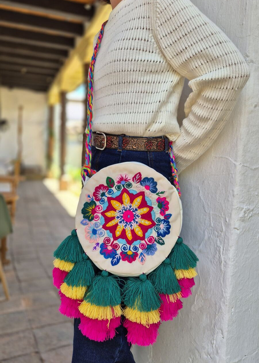 Bolsa bordada de Guatemala