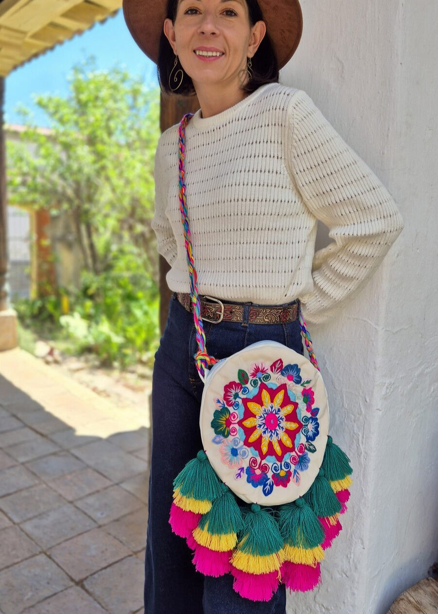 Bolsa bordada de Guatemala