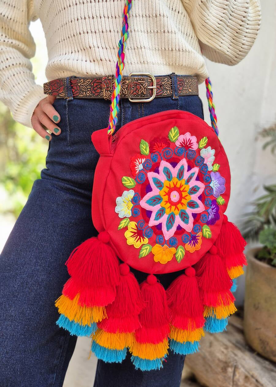 Bolsa bordada de Guatemala