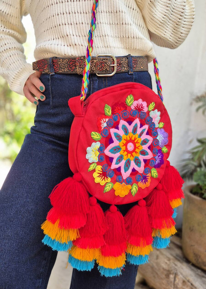 Bolsa bordada de Guatemala