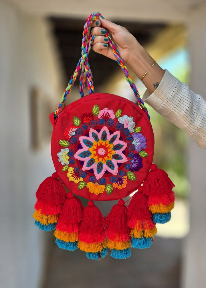 Bolsa bordada de Guatemala