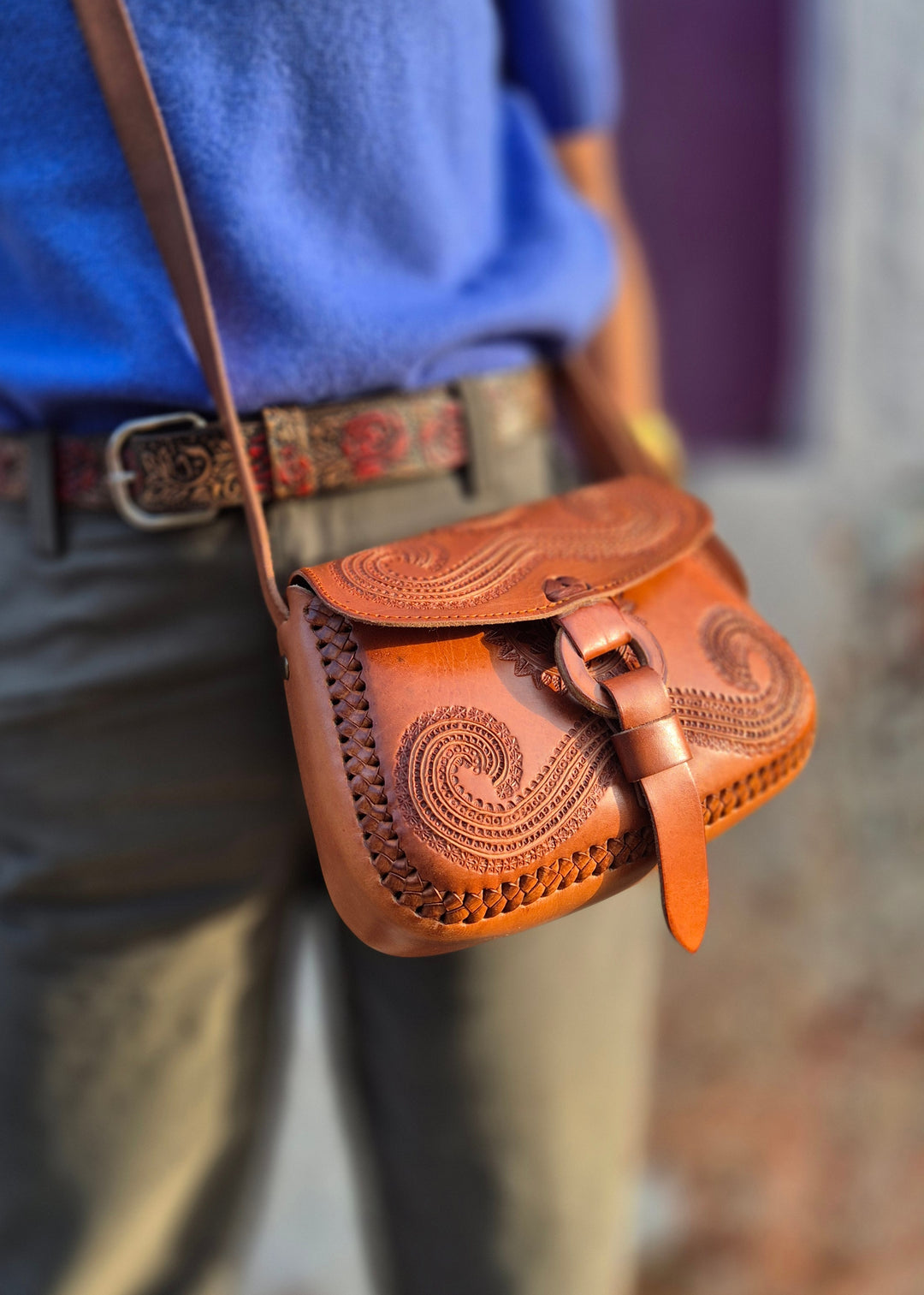 Bolso de piel Abril