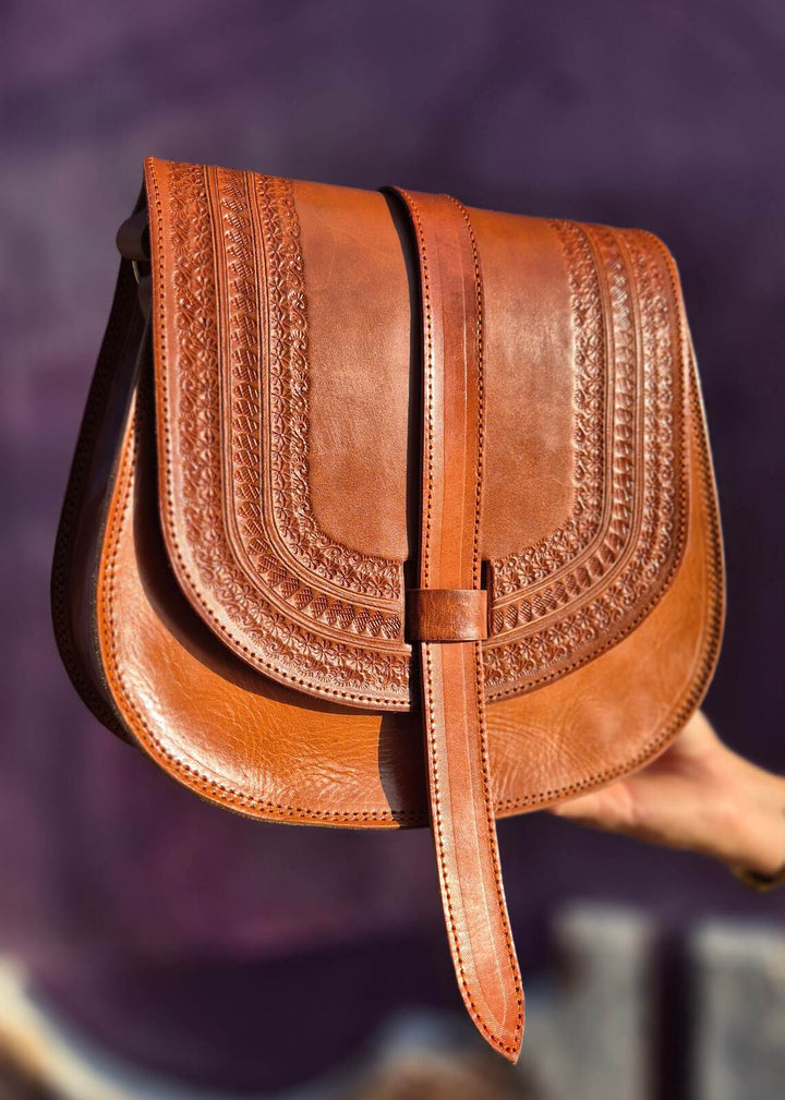 Torebka skórzana Rosa Wzory