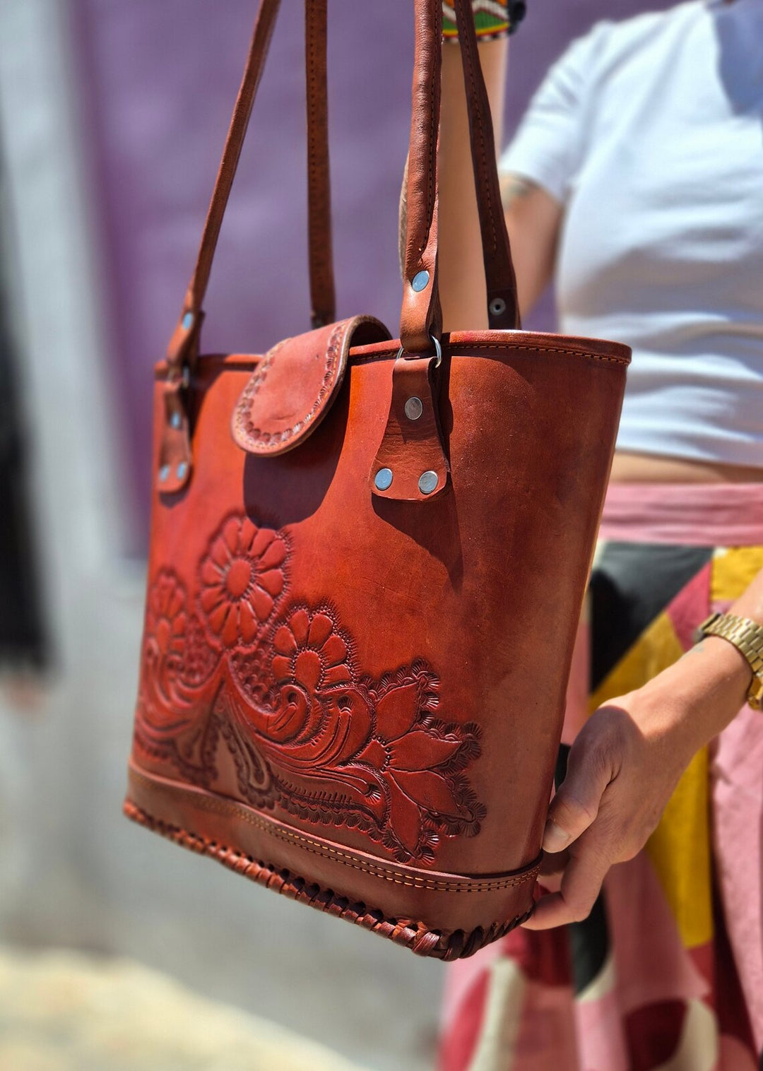 Bolso baúl Modelo Cherry