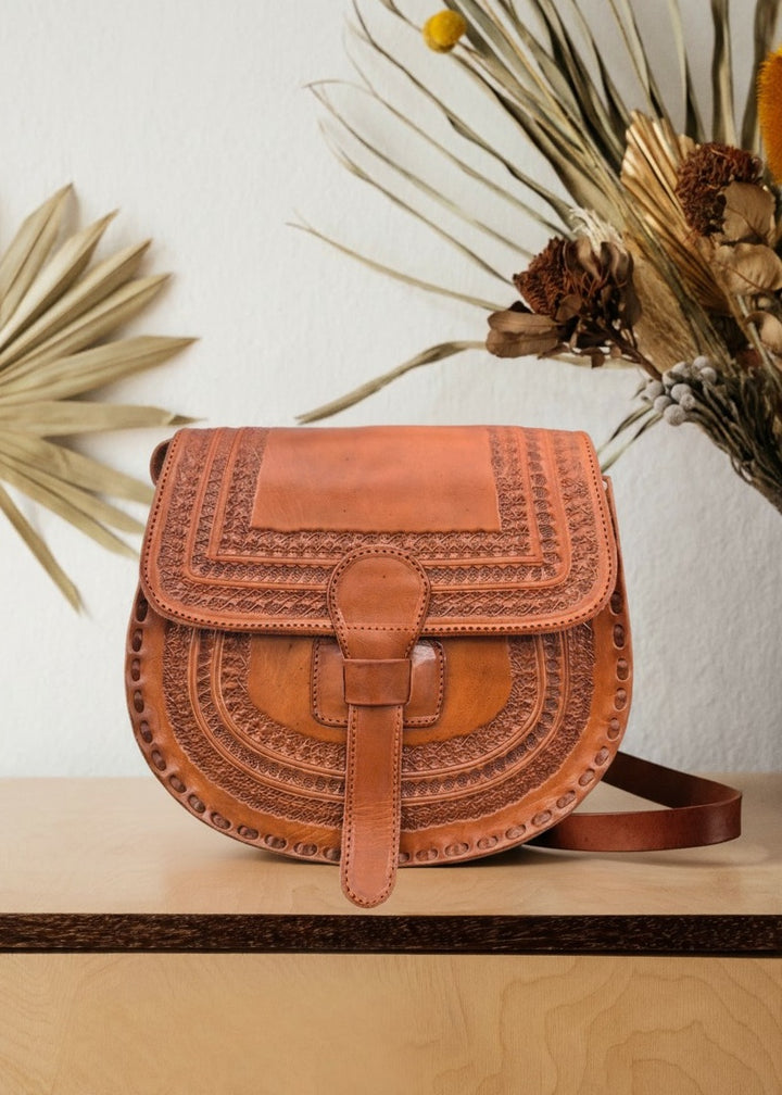El bolso de cuero de Dana