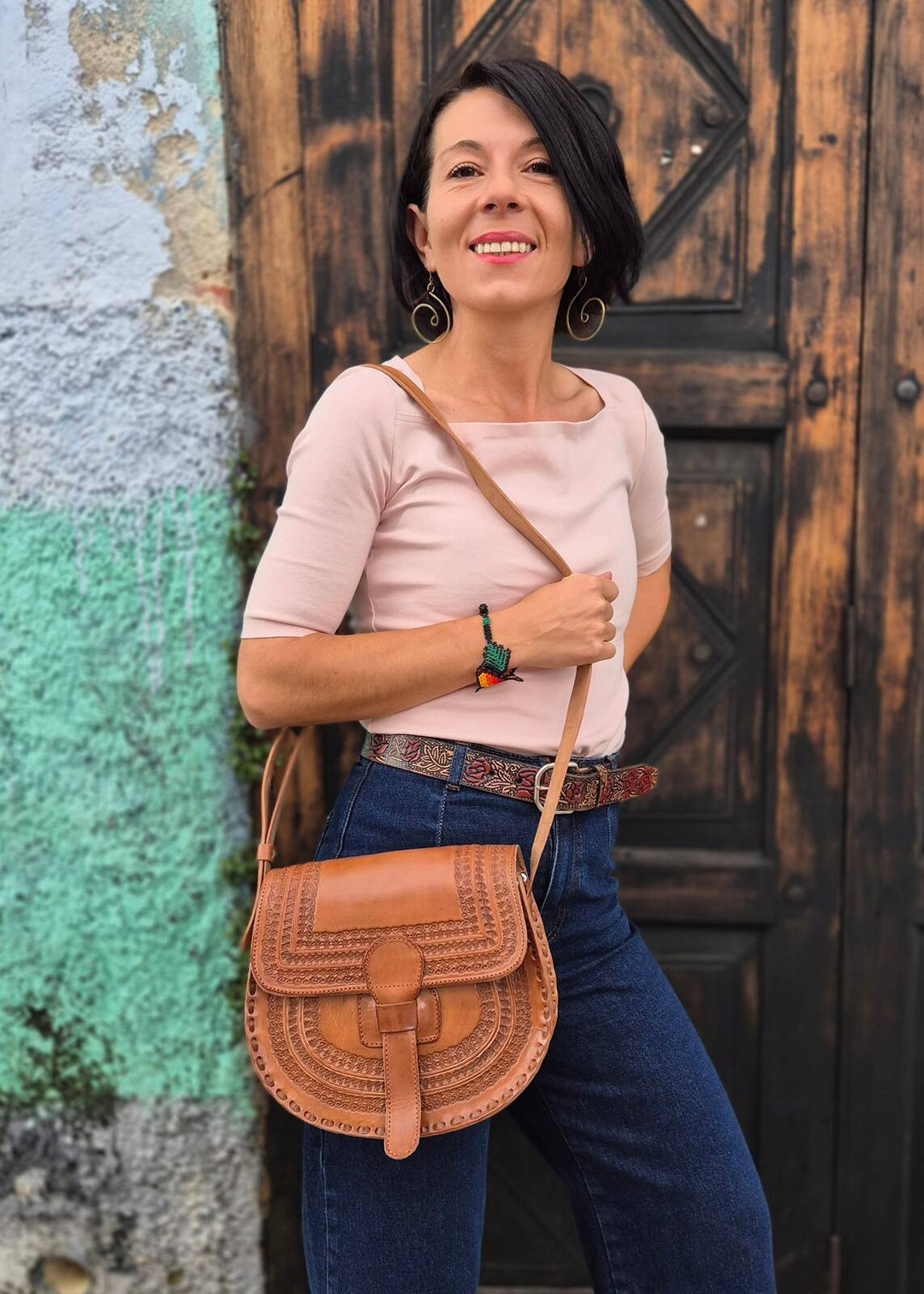 El bolso de cuero de Dana