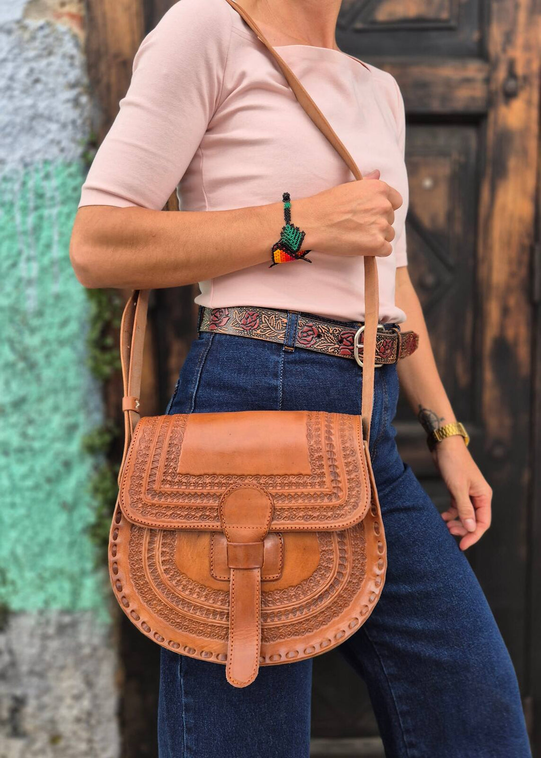 El bolso de cuero de Dana