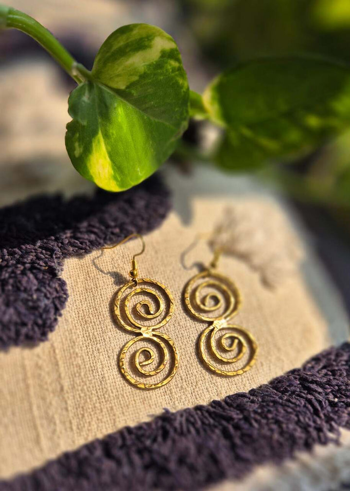 Kolczyki z mosiądzu Amala