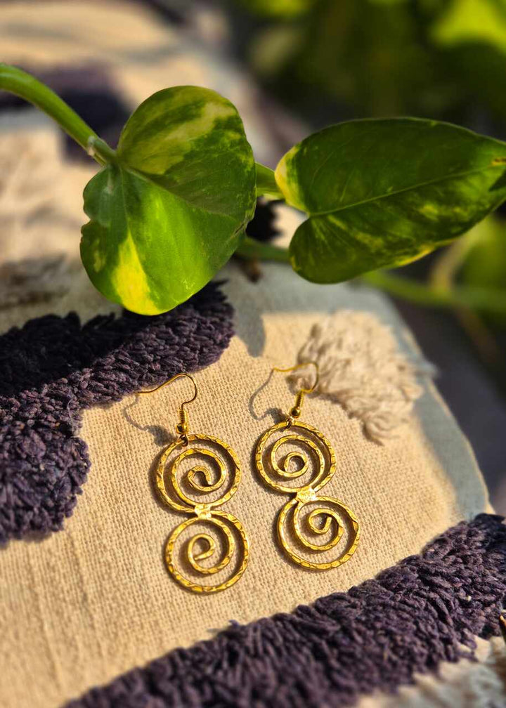 Kolczyki z mosiądzu Amala