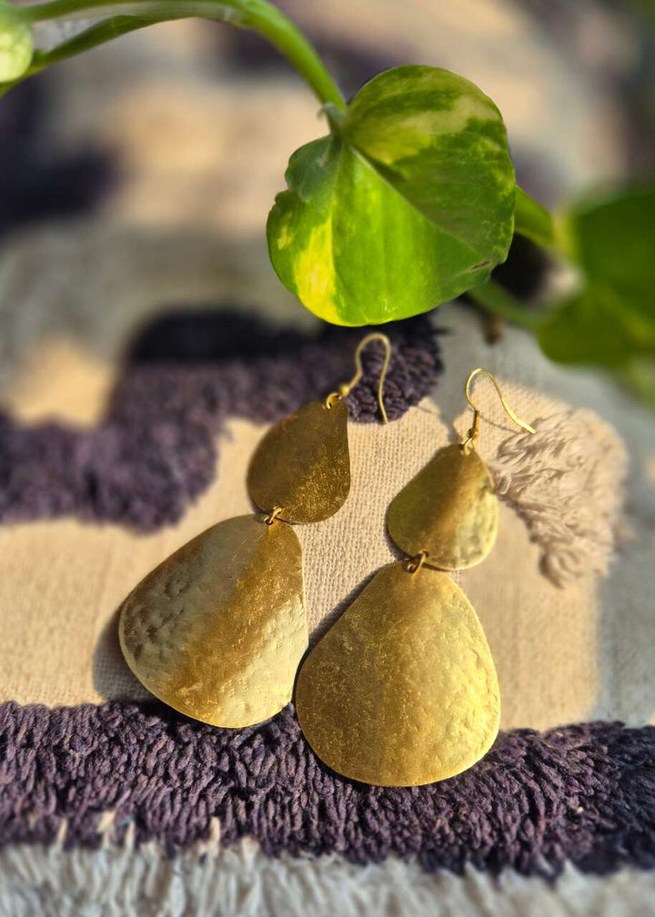 Kolczyki z mosiądzu Indira