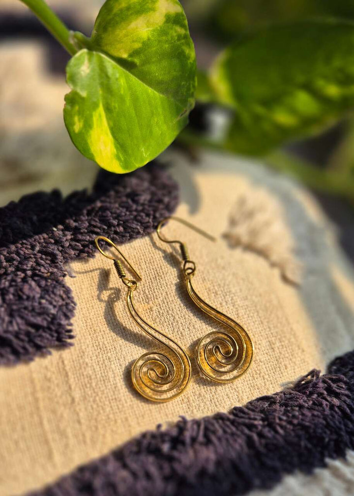 Kolczyki z mosiądzu Sana