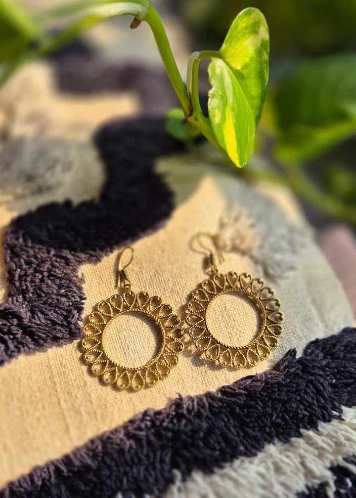 Kolczyki z mosiądzu Misha