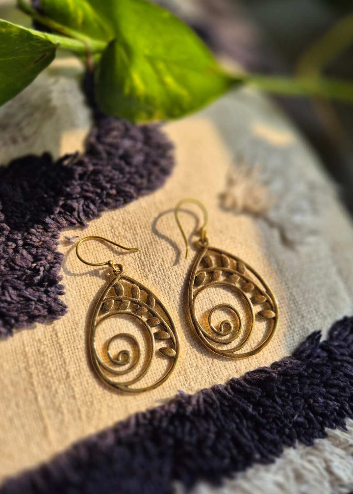 Kolczyki z mosiądzu Jiyana