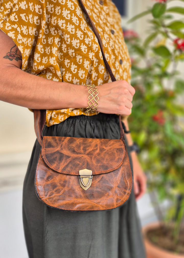 Torebka skórzana Khari