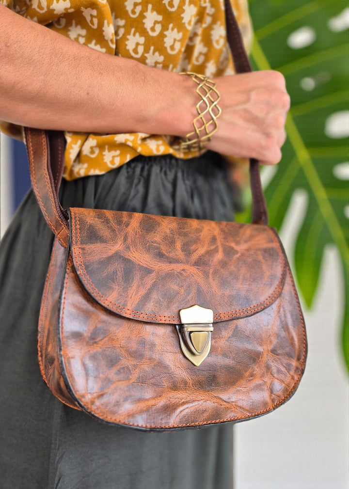 Torebka skórzana Khari