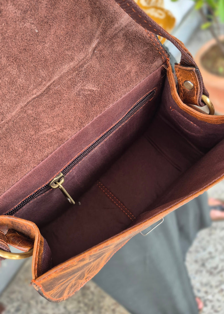 Torebka skórzana Khari