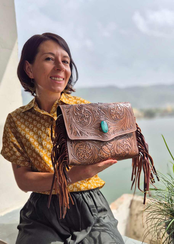 Torebka skórzana Phulera