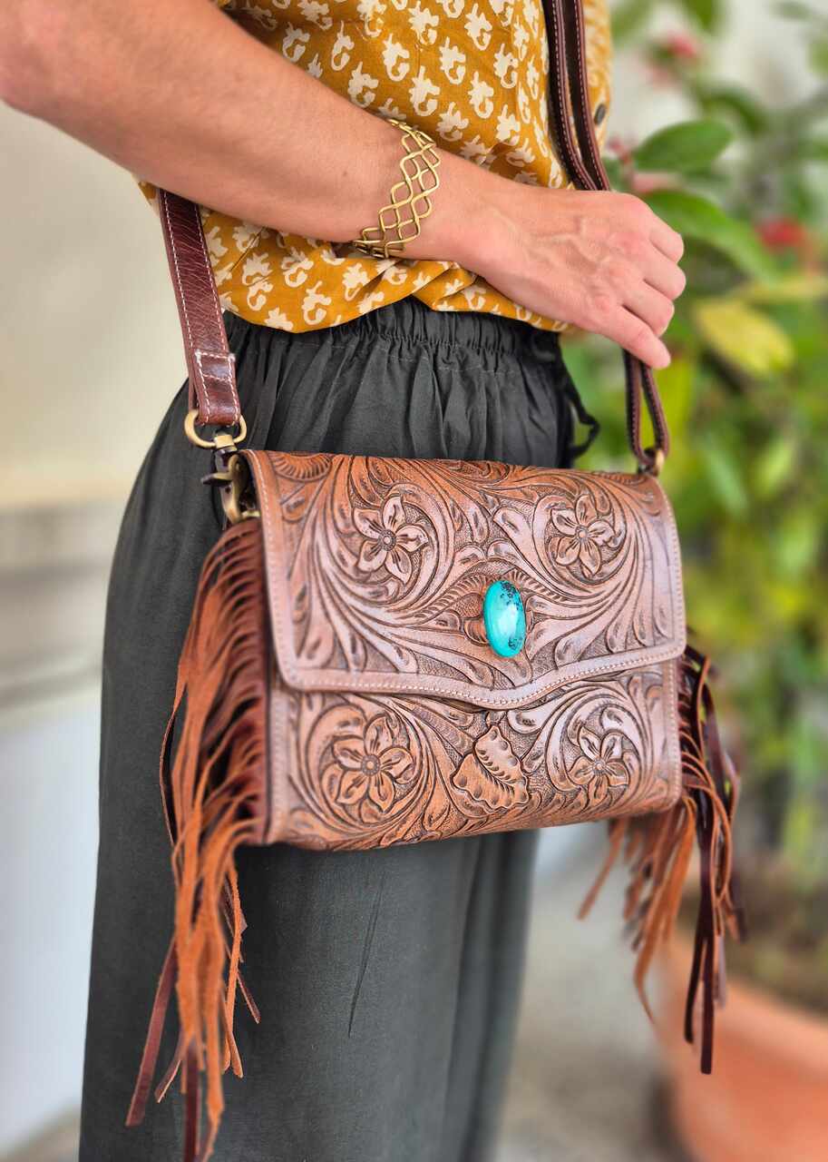 Torebka skórzana Phulera