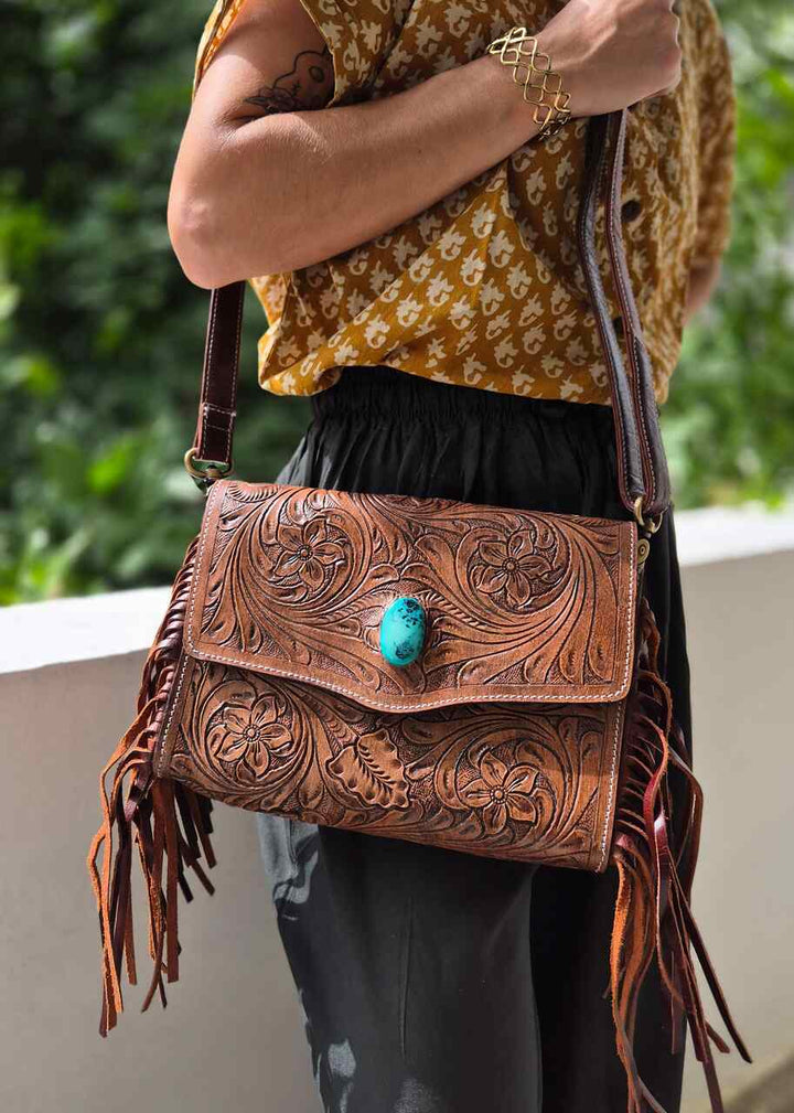 Torebka skórzana Phulera