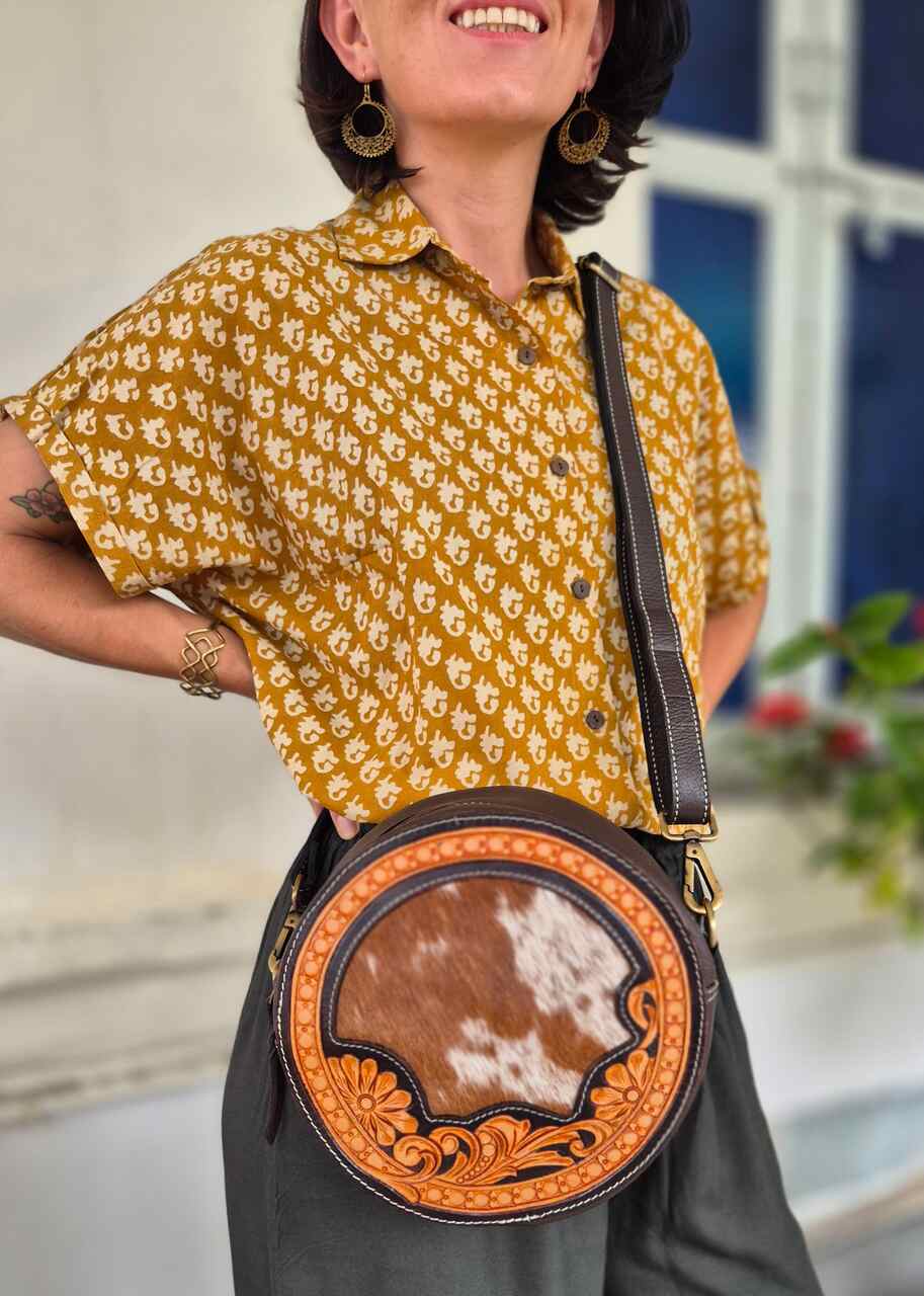 Torebka skórzana Madaba