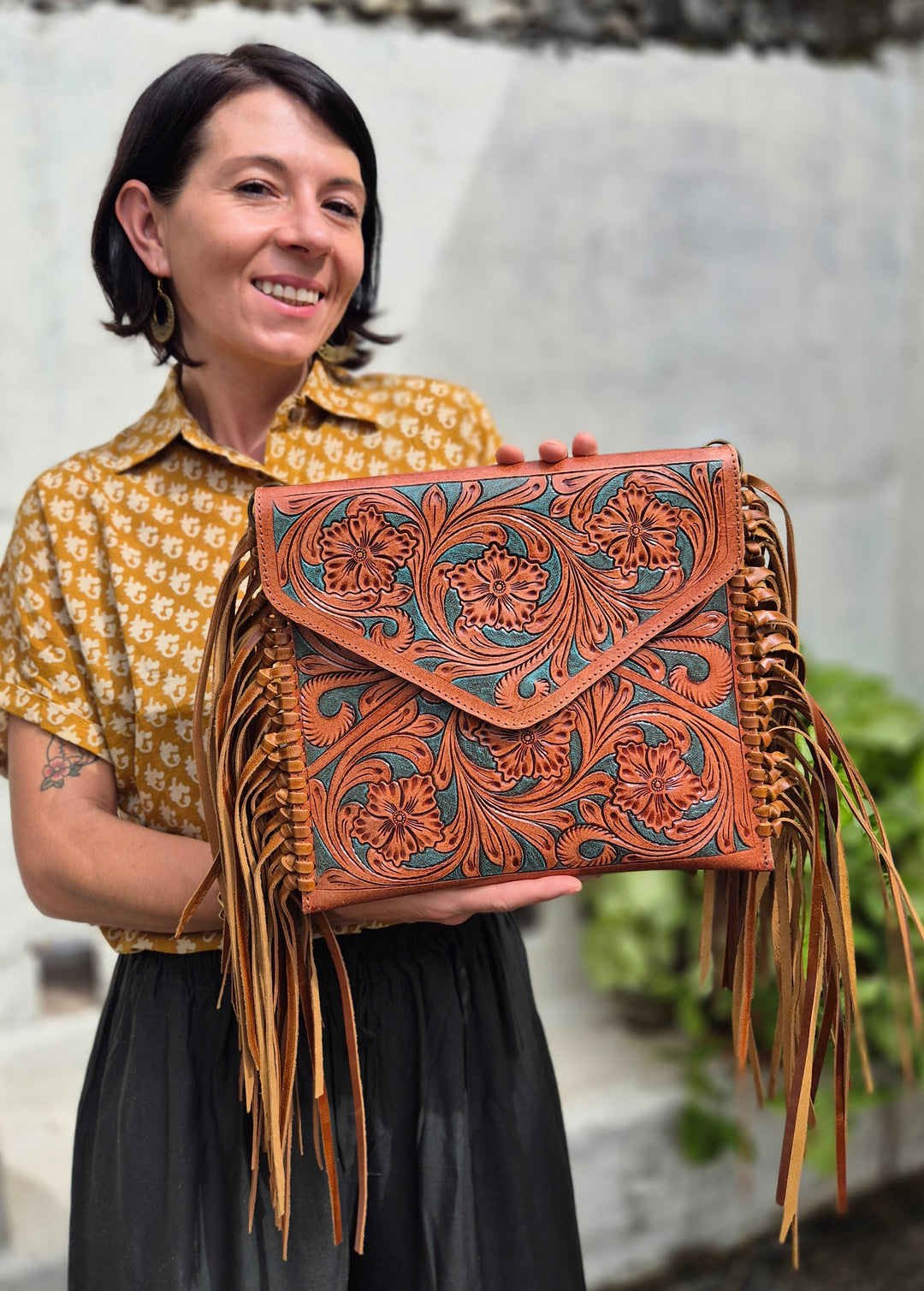 Torebka skórzana Bassa