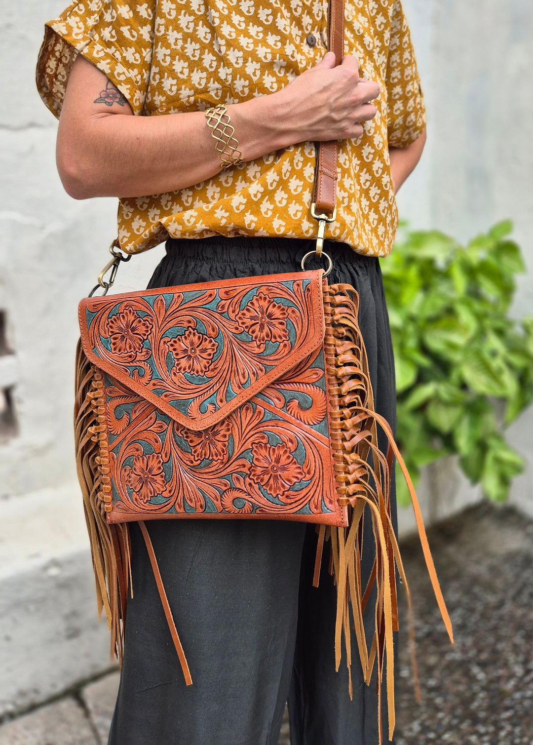 Torebka skórzana Bassa