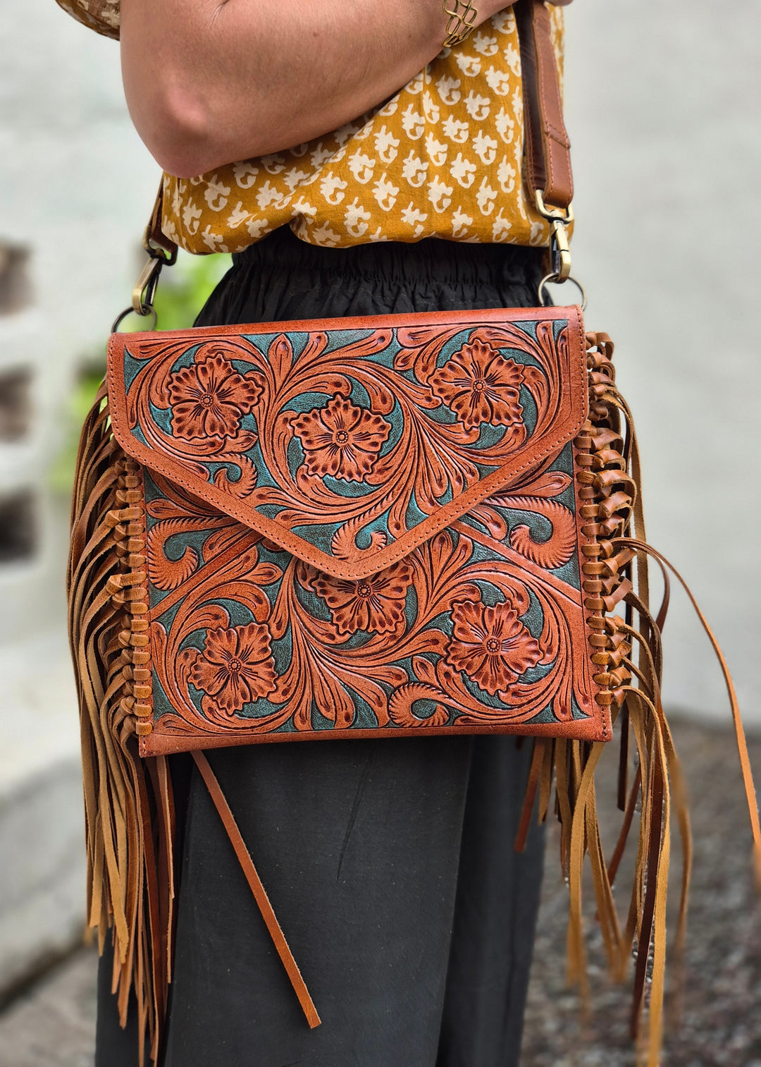 Torebka skórzana Bassa