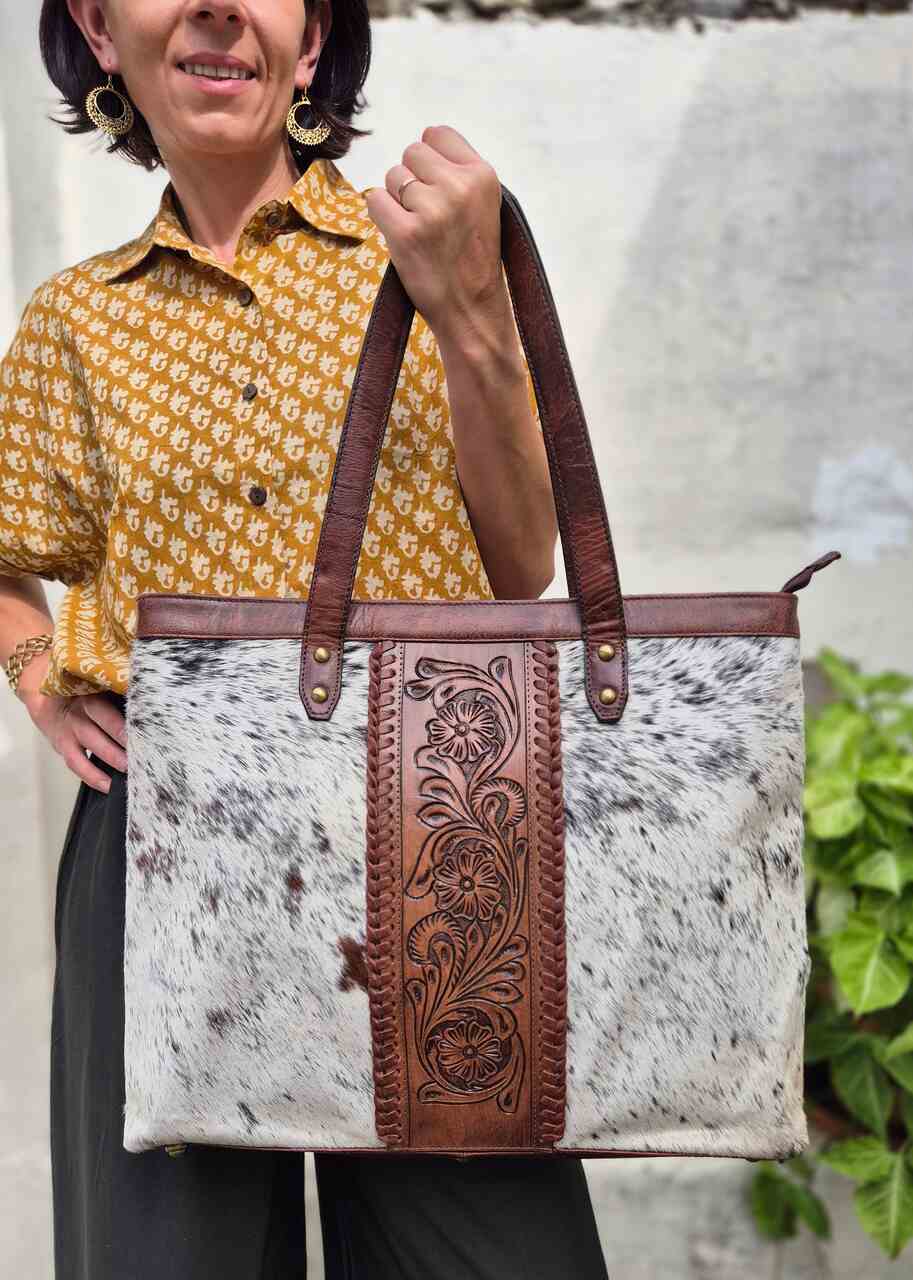 Torebka skórzana Nawa