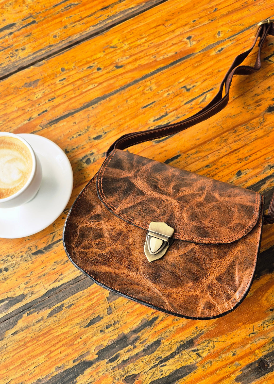 Torebka skórzana Khari