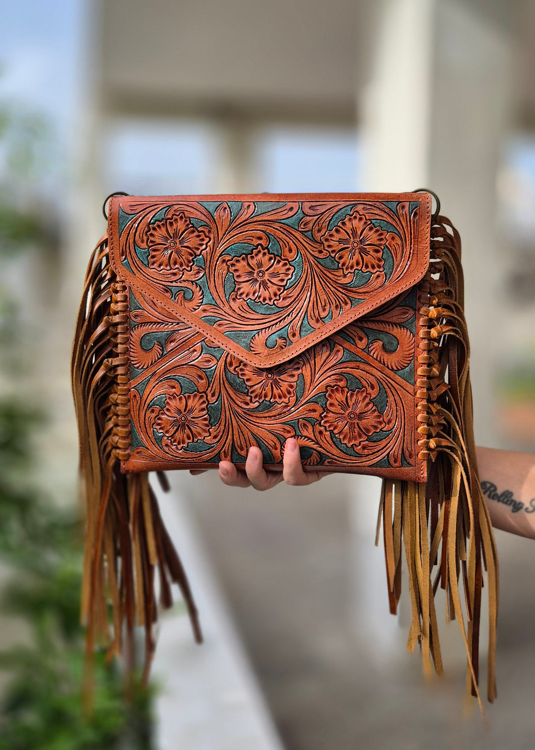 Torebka skórzana Bassa