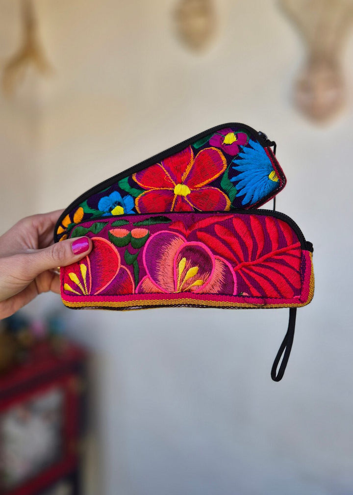 Estuche para lápices Flores
