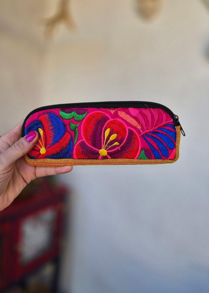 Estuche para lápices Flores