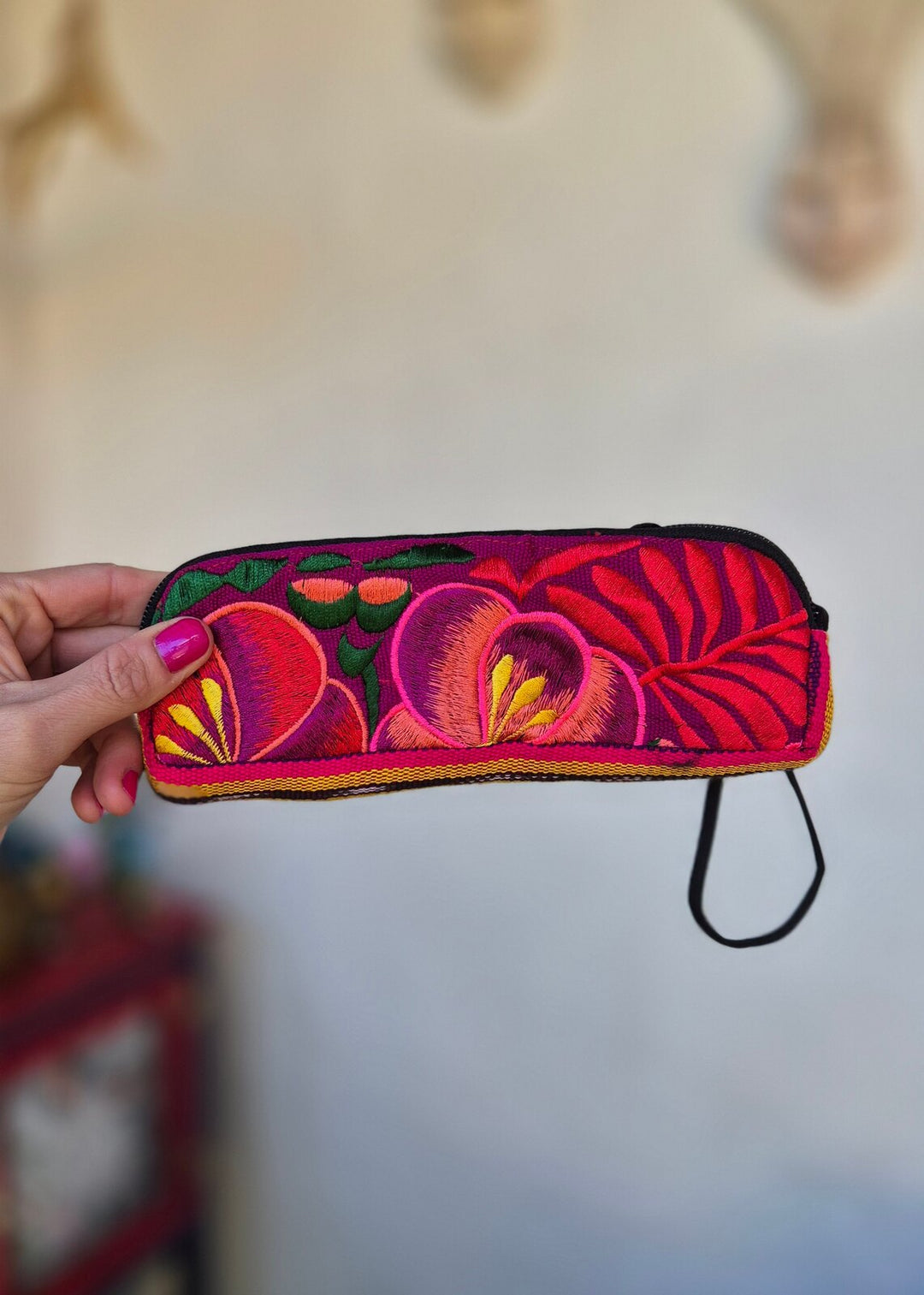 Estuche para lápices Flores