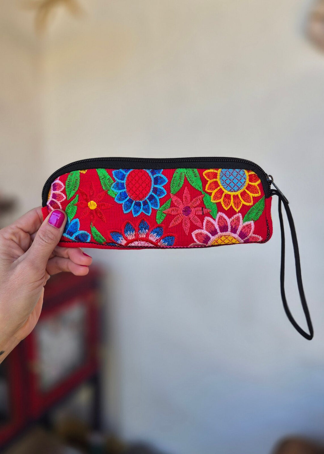 Estuche para lápices Flores