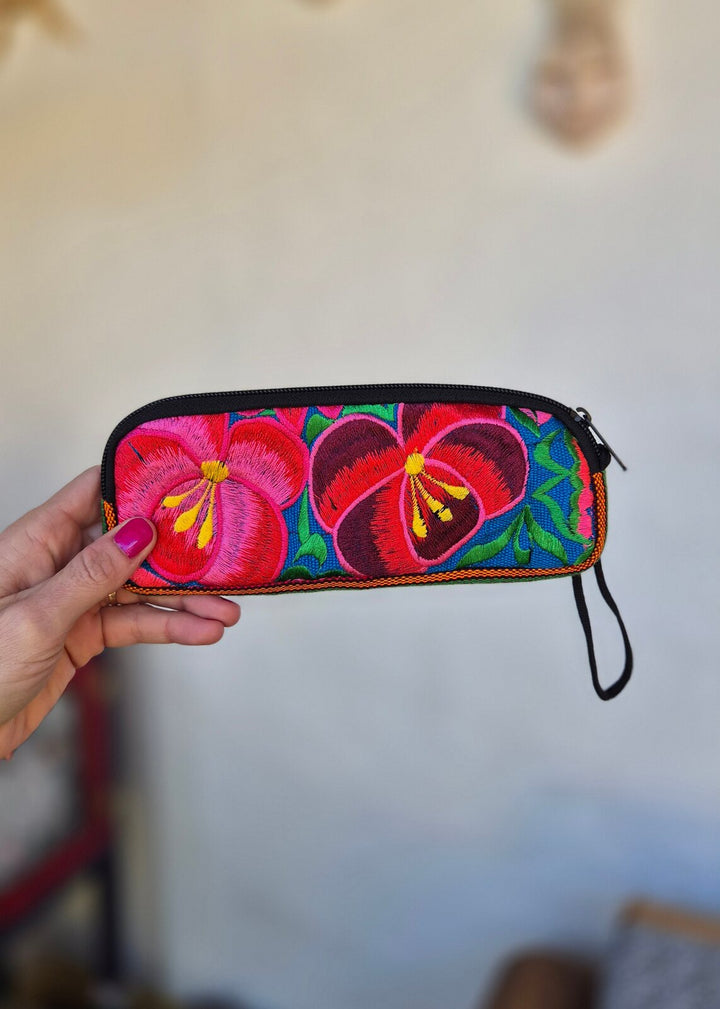 Estuche para lápices Flores