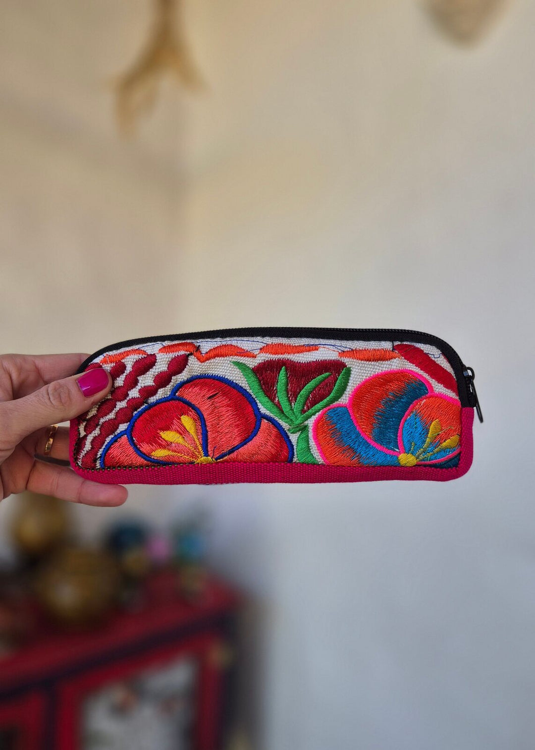 Estuche para lápices Flores