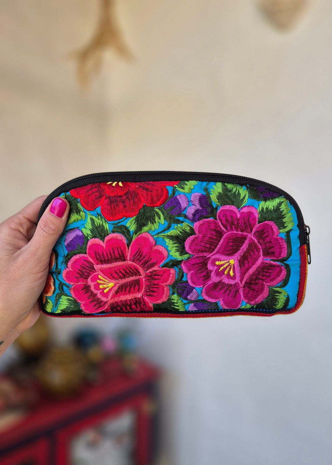 Estuche para lápices Flores