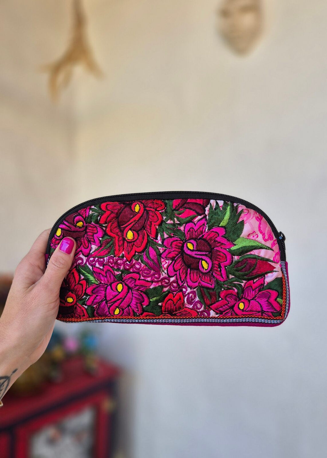 Estuche para lápices Flores