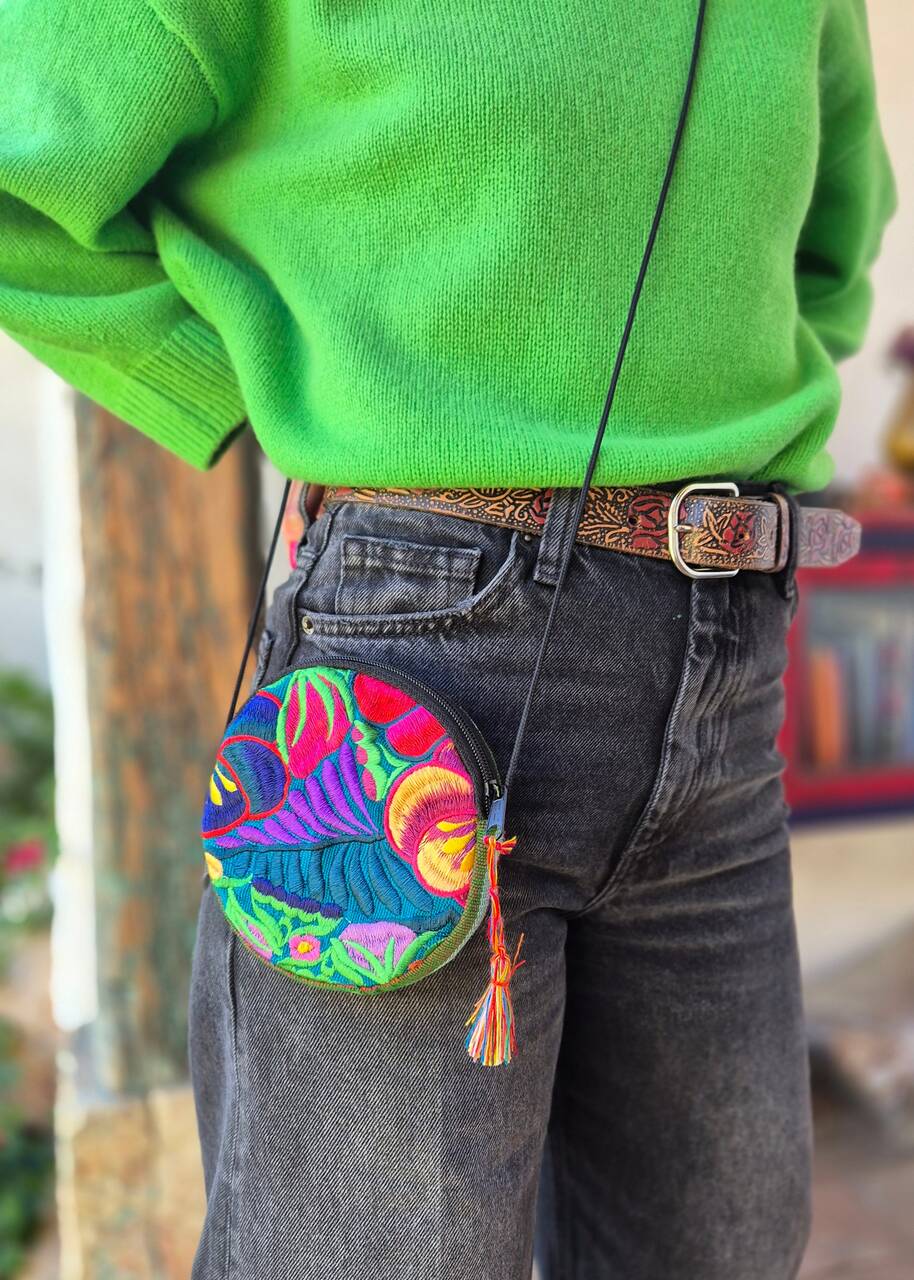 Bolsa Redonda Bordado