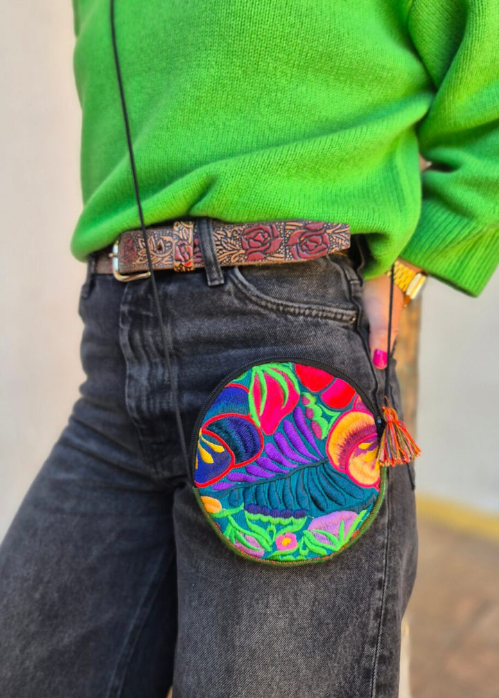 Bolsa Redonda Bordado